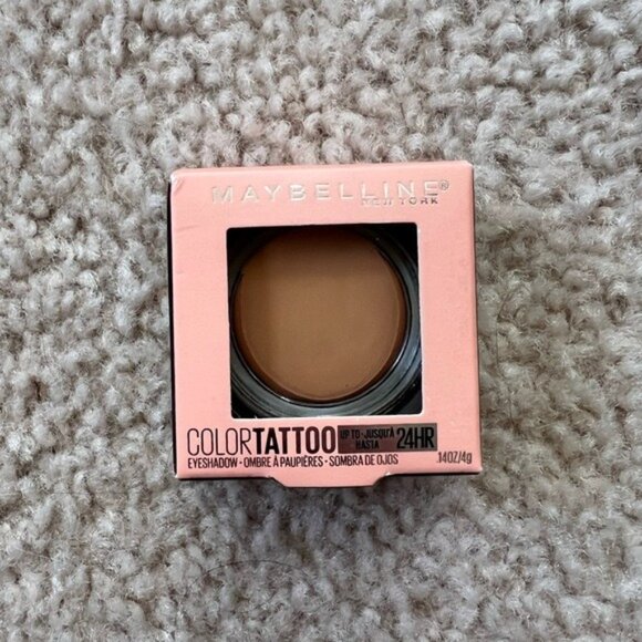 Maybelline Color Tattoo Cream Eyeshadow 10 V.I.P. – Sealed 24HR Longwear Tan Nud - Picture 1 of 4